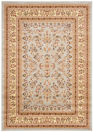 Safavieh Lnh331 Power Loomed Rug Grey / Beige 2'-3" x 12'