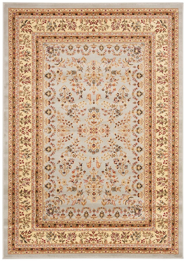 Safavieh Lnh331 Power Loomed Rug Grey / Beige 2'-3" x 12'