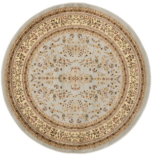 Safavieh Lnh331 Power Loomed Rug Grey / Beige 2'-3" x 12'