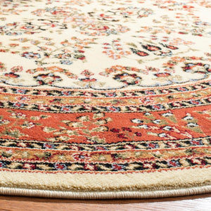 Safavieh Lnh331 Power Loomed  Rug Ivory / Rust LNH331R-810