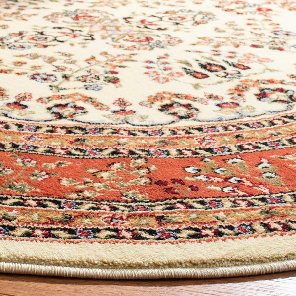 Safavieh Lnh331 Power Loomed  Rug Ivory / Rust LNH331R-810