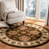 Safavieh Lnh555 Power Loomed Rug Brown / Ivory 2'-3" x 10'