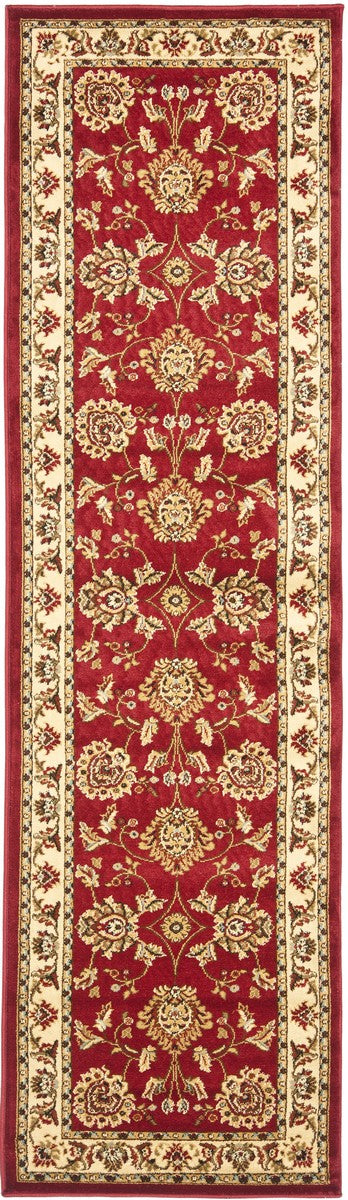 Safavieh Lnh555 Power Loomed Rug Red / Ivory 2'-3" x 10'