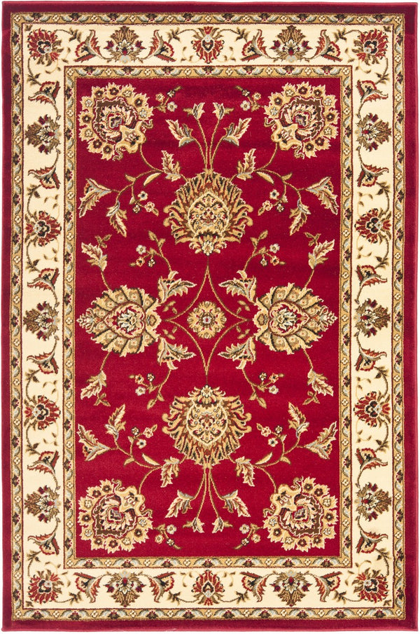 Safavieh Lnh555 Power Loomed Rug Red / Ivory 2'-3" x 10'