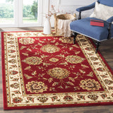 Safavieh Lnh555 Power Loomed Rug Red / Ivory 2'-3" x 10'