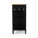 Christopher Knight Home® - Noble House - Byway Contemporary Kitchen Cart with Wheels