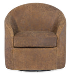 Remi Swivel Chair Brown CC Collection CC310-SW-088 Hooker Furniture