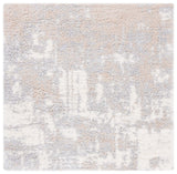 Safavieh Lindsay Shag 552 Power Loomed Shag & Flokati Rug Grey / Ivory Beige 8' x 10'