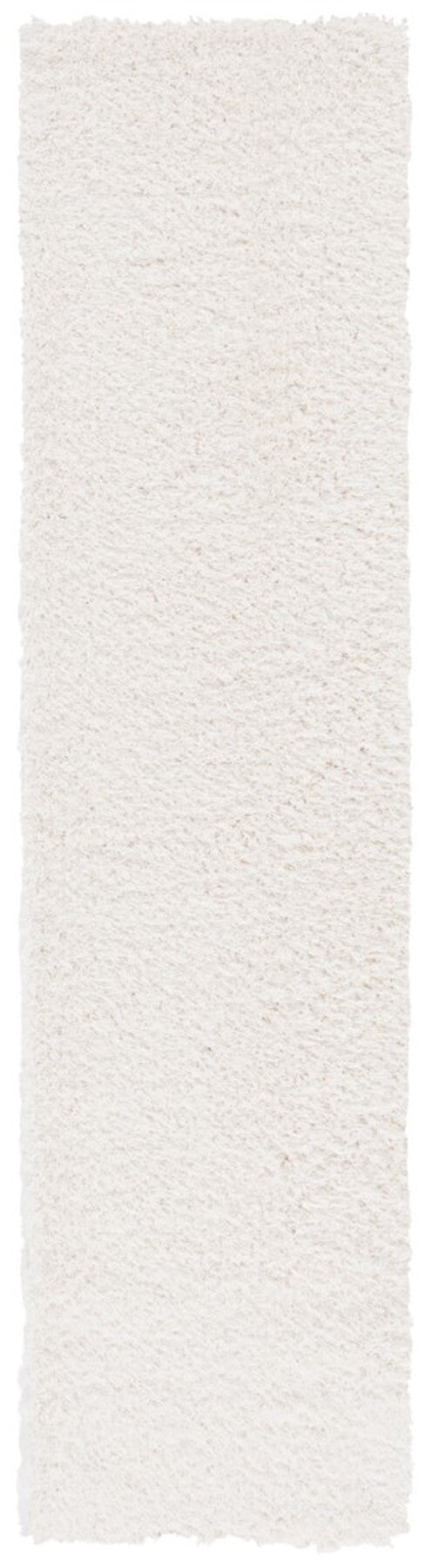 Safavieh Lindsay Shag 560 Power Loomed Shag & Flokati Rug Ivory 9' x 12'