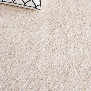 Safavieh Lindsay Shag 560 LNS560 Power Loomed Shag & Flokati Rug Beige LNS560B-7SQ