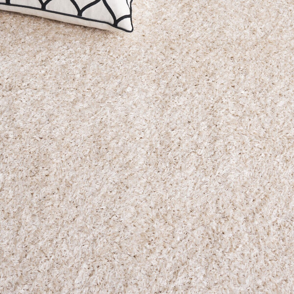 Safavieh Lindsay Shag 560 LNS560 Power Loomed Shag & Flokati Rug Beige LNS560B-7SQ