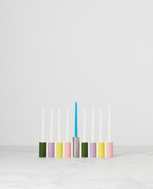Lenox Kate Spade Oak Street Menorah White, WHITE PORCELAIN 892549
