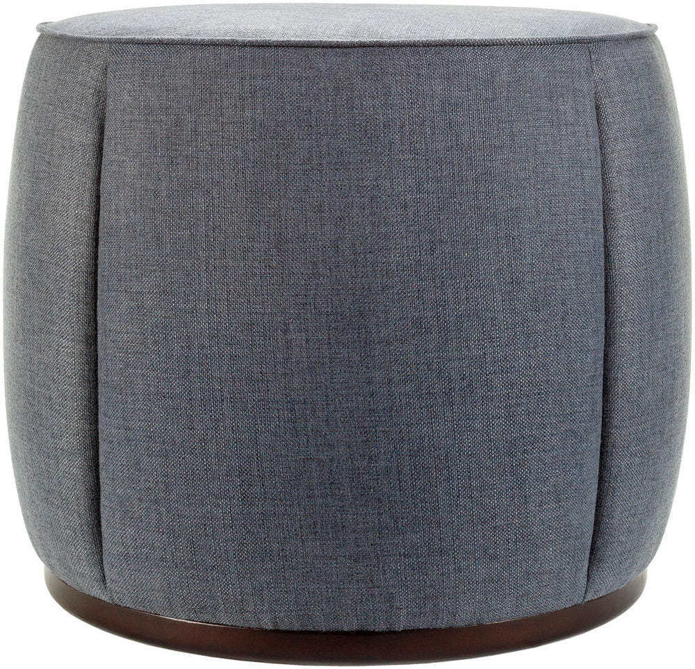 Lanza LNZ-001 21"H x 24"W x 24"D Ottoman LNZ-001  Base: Brown Surya