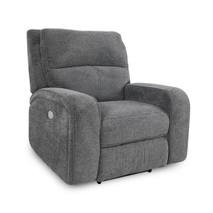 Parker House Parker Living Polaris - Bizmark Grey Power Recliner Bizmark Grey 100% Polyester (W) MPOL#812PH-BIG