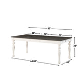 Steve Silver Joanna Two Tone Dining Table JA500T