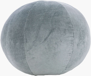 Surya Bola Modern 12" Accent Pillow - Luxurious Cotton Blend, Minimalist Design For Effortless Style & Comfort Light Gray Cotton,Cotton,Polyester,Polyfill Lob002-1212
