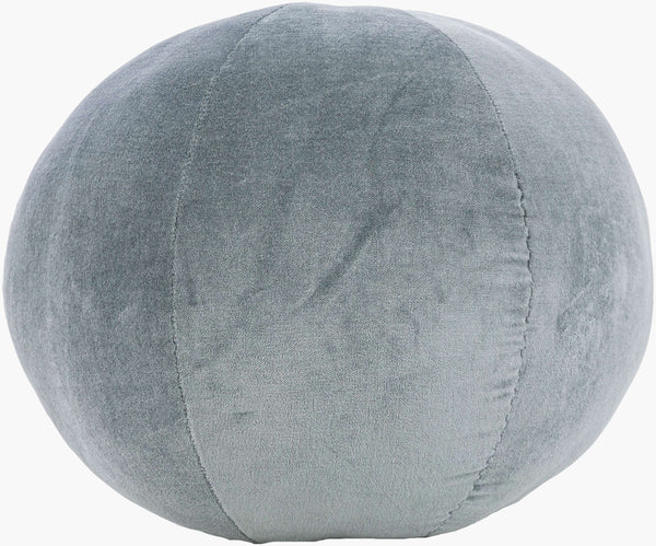 Surya Bola Modern 12" Accent Pillow - Luxurious Cotton Blend, Minimalist Design For Effortless Style & Comfort Light Gray Cotton,Cotton,Polyester,Polyfill Lob002-1212