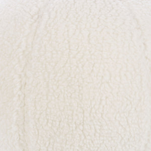 Surya Bola Modern 12" Accent Pillow - Luxurious Cotton Blend, Minimalist Design For Effortless Style & Comfort White Polyester,Polyester,Polyester,Polyfill Lob004-1212