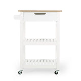 Christopher Knight Home® - Noble House - Dade Kitchen Cart with Wheels