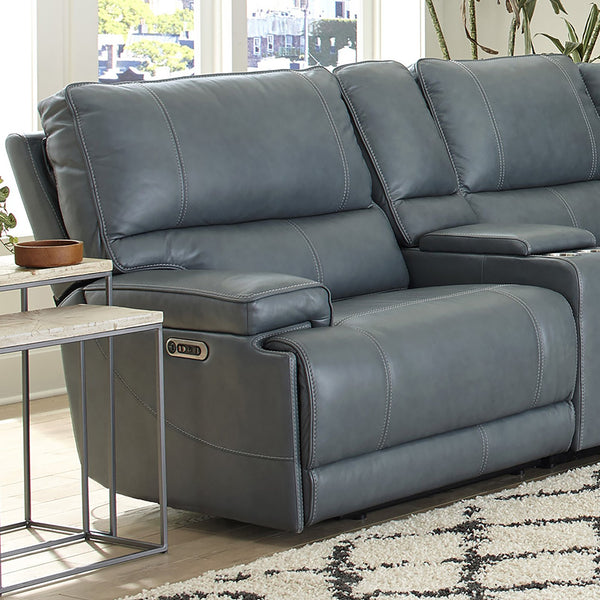 Parker House Parker Living Whitman Collectible Armless Recliner – Cordless Freedom With Elegant Design Blue Top Grain Leather With Match (X) Mwhi#811lph-p50-vaz