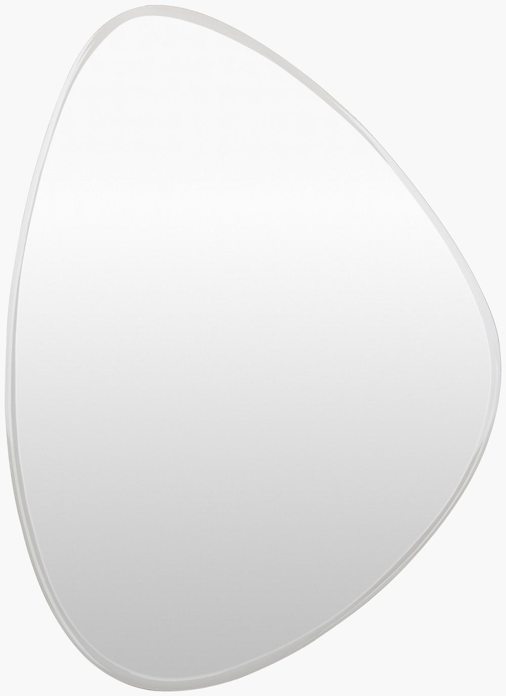 Surya Lorelin 29-inch Modern Accent Mirror - Sleek Design, Versatile Fit, Enhances Small Spaces Effortlessly Silver Mirror Loe001-2129