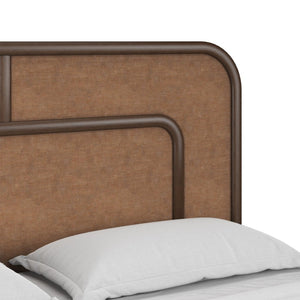 A.R.T. Furniture Verge King Woven Bed - Rustic Modern Platform Design with Artisanal Texture & Two-Tone Finish 337136-1960