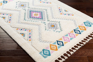 Livabliss Lofty Bohemian Runner Rug with Fringe High Low Pile for Hallway or Entryway LOF2301-2773