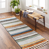 Lofty LOF-2304 2'7" x 7'3" Machine Woven Rug LOF2304-2773 Livabliss Surya