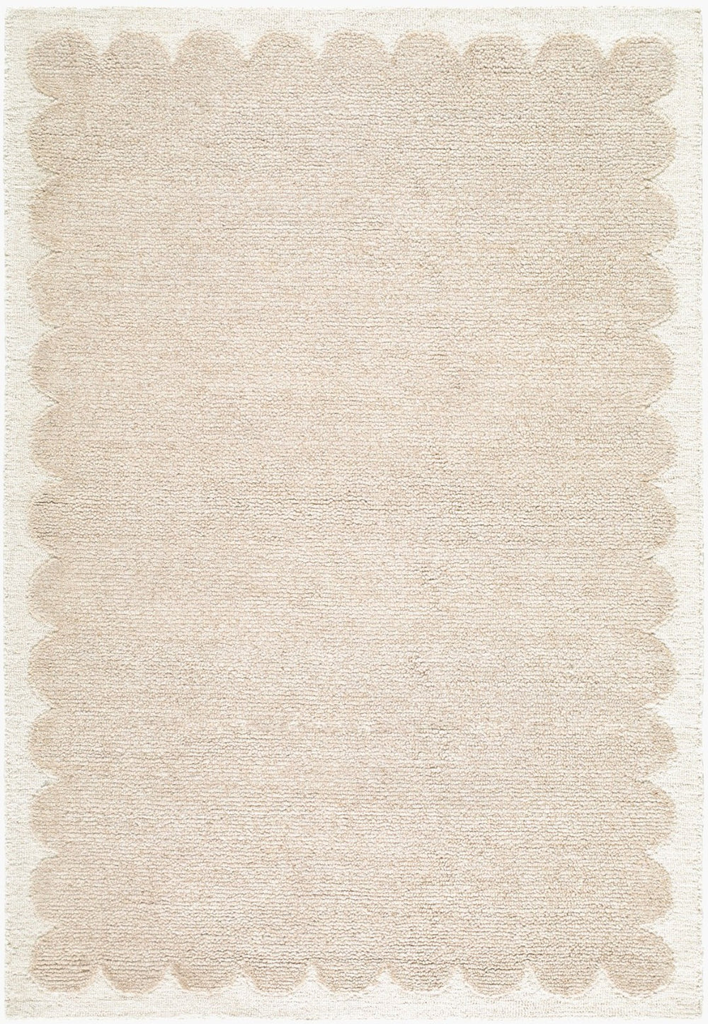 Livabliss Long Island Hand-tufted Wool Accent Rug Artisan Art Deco Geometric for Entryway Ivory, Beige 9' x 12' LOI2301-912