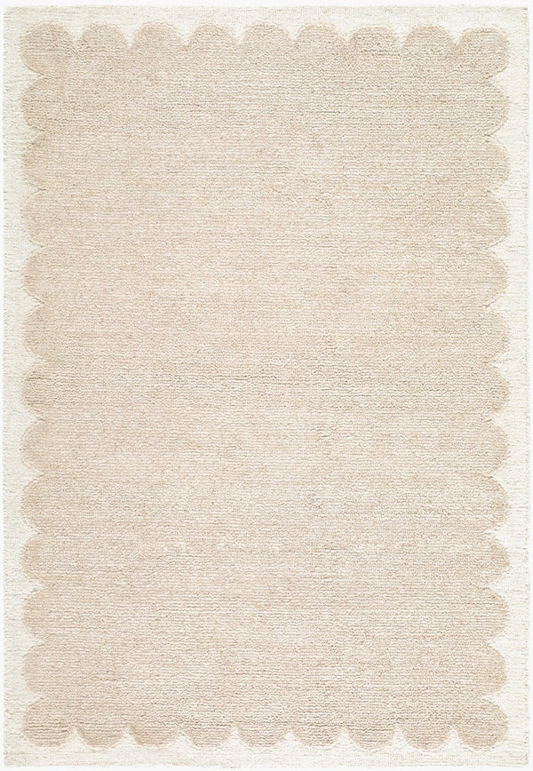 Livabliss Long Island Hand-tufted Wool Accent Rug Artisan Art Deco Geometric for Entryway Ivory, Beige 9' x 12' LOI2301-912