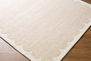 Livabliss Long Island Hand-tufted Wool Accent Rug Artisan Art Deco Geometric for Entryway Ivory, Beige 9' x 12' LOI2301-912