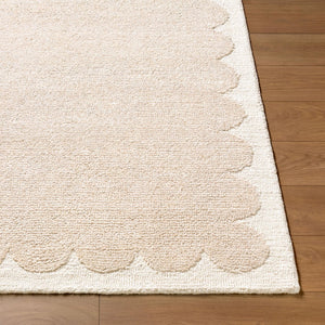 Livabliss Long Island Hand-tufted Wool Accent Rug Artisan Art Deco Geometric for Entryway Ivory, Beige 9' x 12' LOI2301-912