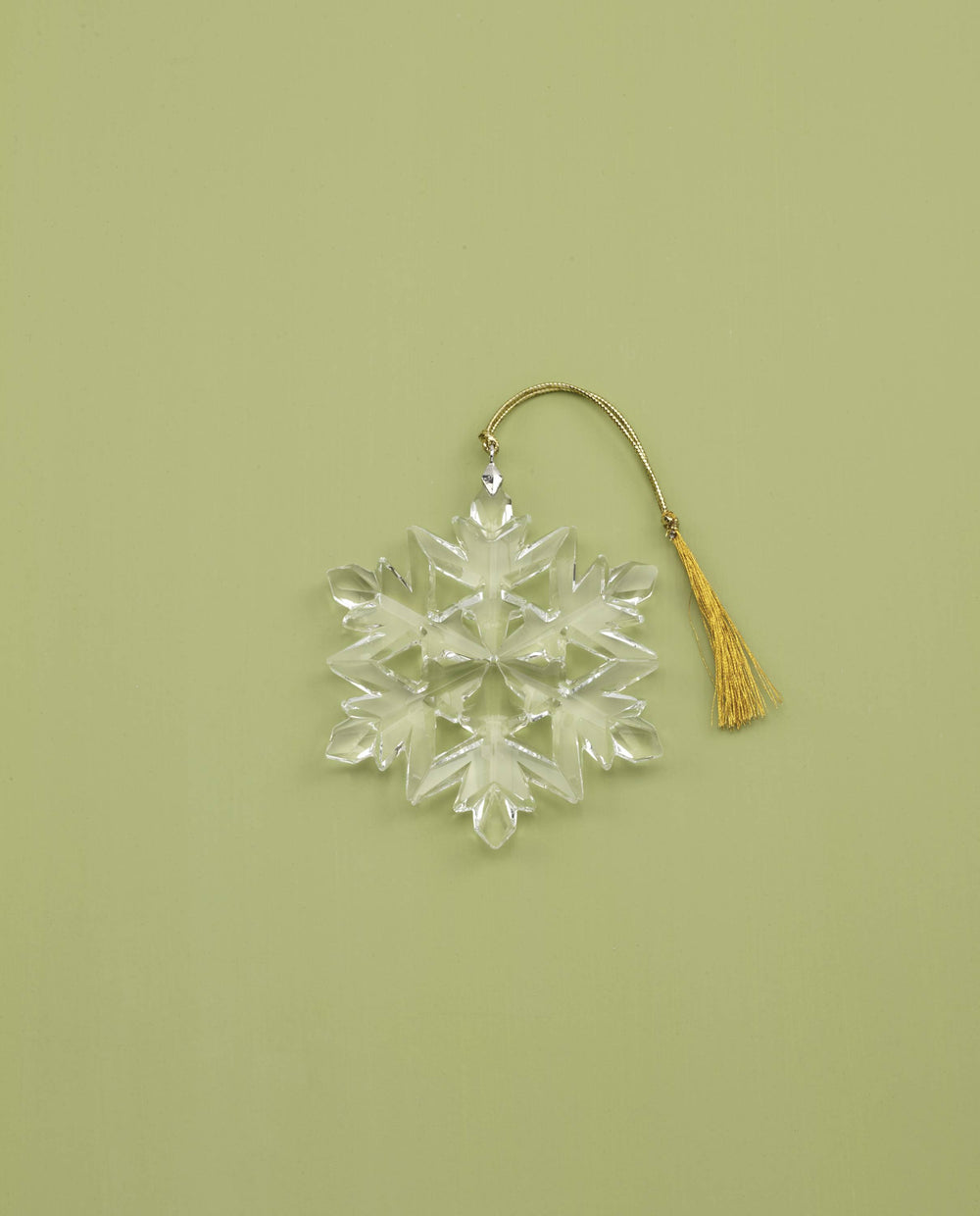 Lenox 2024 Optic Snowflake Ornament Clear, NO COLOR GLASS,CRYSTAL 896058