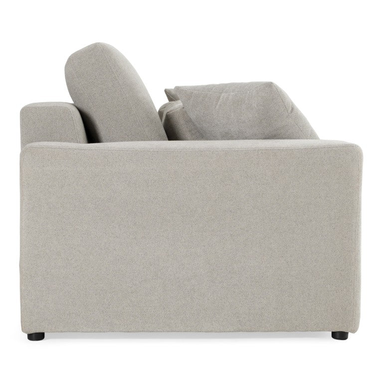 VIG Furniture Loki Contemporary Grey Fabric 4-Seat Sofa With Plush Foam Cushions, Sinuous Springs & 2 Pillows VGAH-SF1015-4-GRY