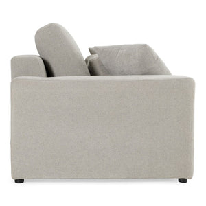 VIG Furniture Loki Contemporary Grey Fabric 4-Seat Sofa With Plush Foam Cushions, Sinuous Springs & 2 Pillows VGAH-SF1015-4-GRY