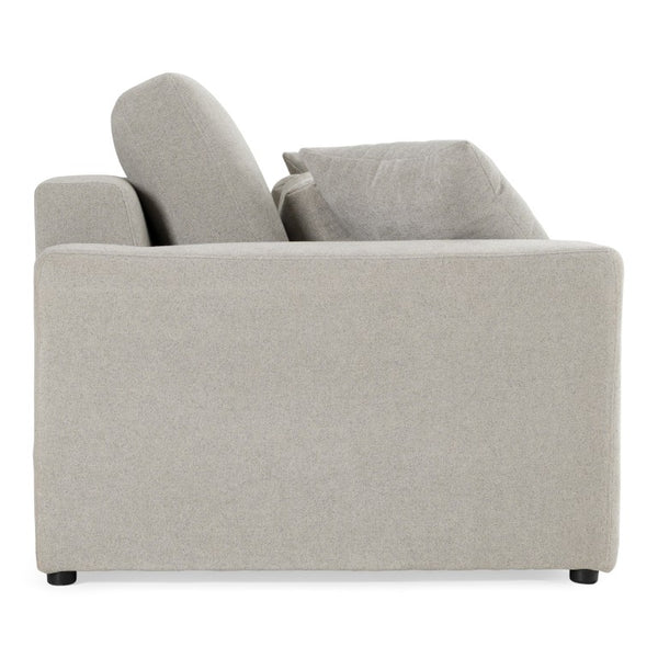 VIG Furniture Loki Contemporary Grey Fabric 4-Seat Sofa With Plush Foam Cushions, Sinuous Springs & 2 Pillows VGAH-SF1015-4-GRY