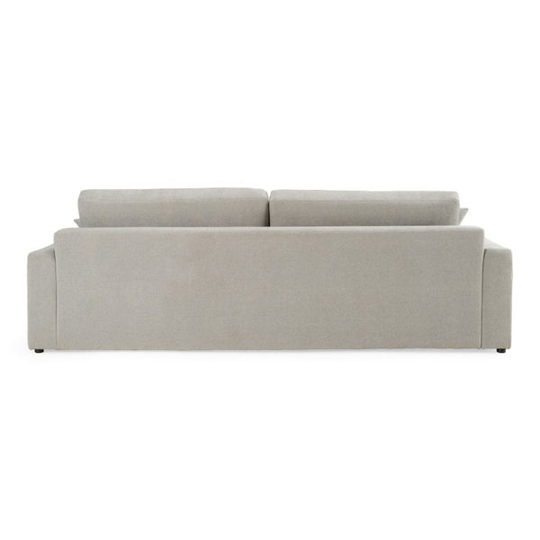 VIG Furniture Loki Contemporary Grey Fabric 4-Seat Sofa With Plush Foam Cushions, Sinuous Springs & 2 Pillows VGAH-SF1015-4-GRY