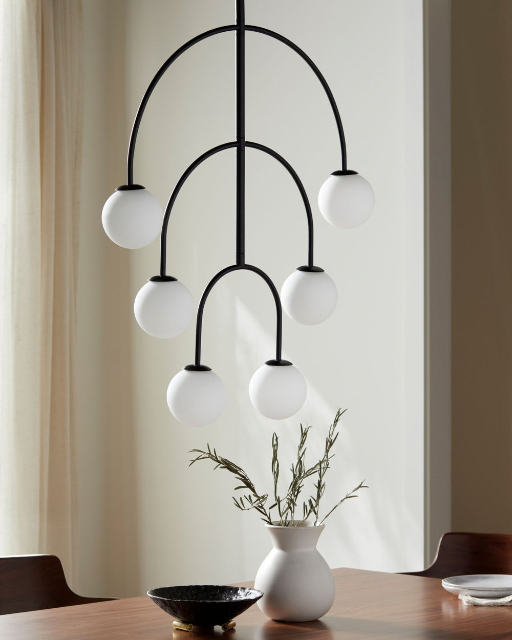 Surya Laon Art Deco Iron and Glass Chandelier for Dining Rooms and Grand Living Spaces LON-001