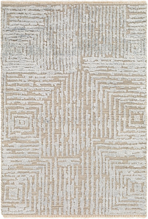 Lora LOR-2300 12' x 15' Handmade Rug LOR2300-1215  Light Gray, Beige Surya