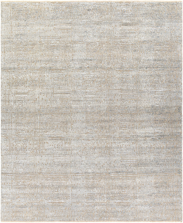 Lora LOR-2300 8' x 10' Handmade Rug LOR2300-810  Light Gray, Beige Surya