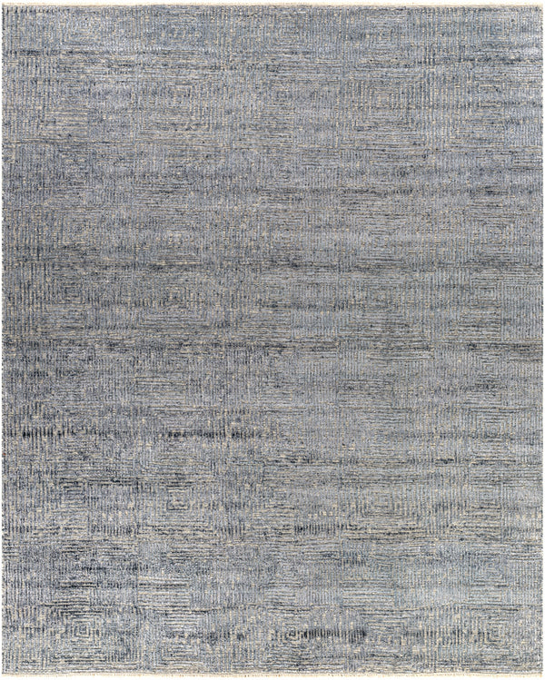 Lora LOR-2301 8' x 10' Handmade Rug LOR2301-810  Denim, Oatmeal Surya