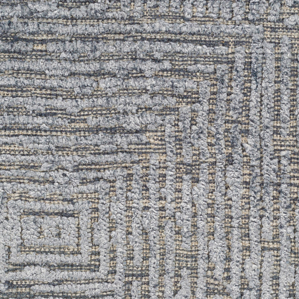 Lora LOR-2301 12' x 15' Handmade Rug LOR2301-1215  Denim, Oatmeal Surya