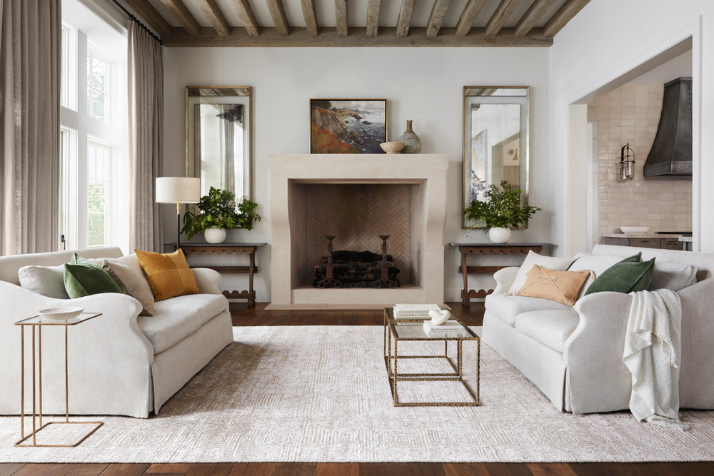 Lora LOR-2303 12' x 15' Handmade Rug LOR2303-1215  Cream, Beige Surya