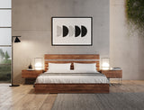 VIG Furniture Nova Domus Lorenzo Italian Modern Light Oak Bed VGACLORENZO-BED