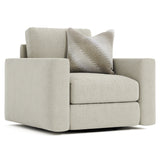 Bernhardt Dawkins Fabric Swivel Chair Beige,Tan Fabric P9222SA