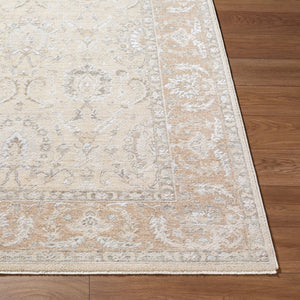 Livabliss Lotus Traditional Medallion Area Rug Woven in Turkey with Fringe for Living Rooms Cream, Light Be 10' x 13'11" LOT2307-101311