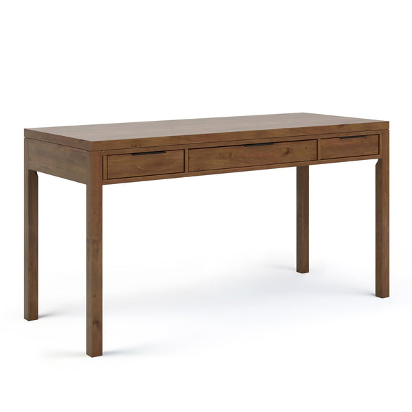 English Elm Hollander Desk - Handcrafted Solid Wood In Medium Saddle Brown With Practical Storage & Timeless Style B136P158688