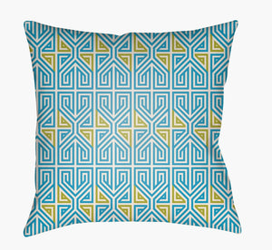 Livabliss Lolita Geometric Woven Square Throw Pillow Polyester Fill Modern Sofa Accent LOTA1254-2020