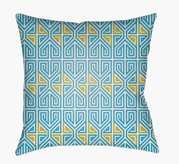 Livabliss Lolita Geometric Woven Square Throw Pillow Polyester Fill Modern Sofa Accent LOTA1254-2020