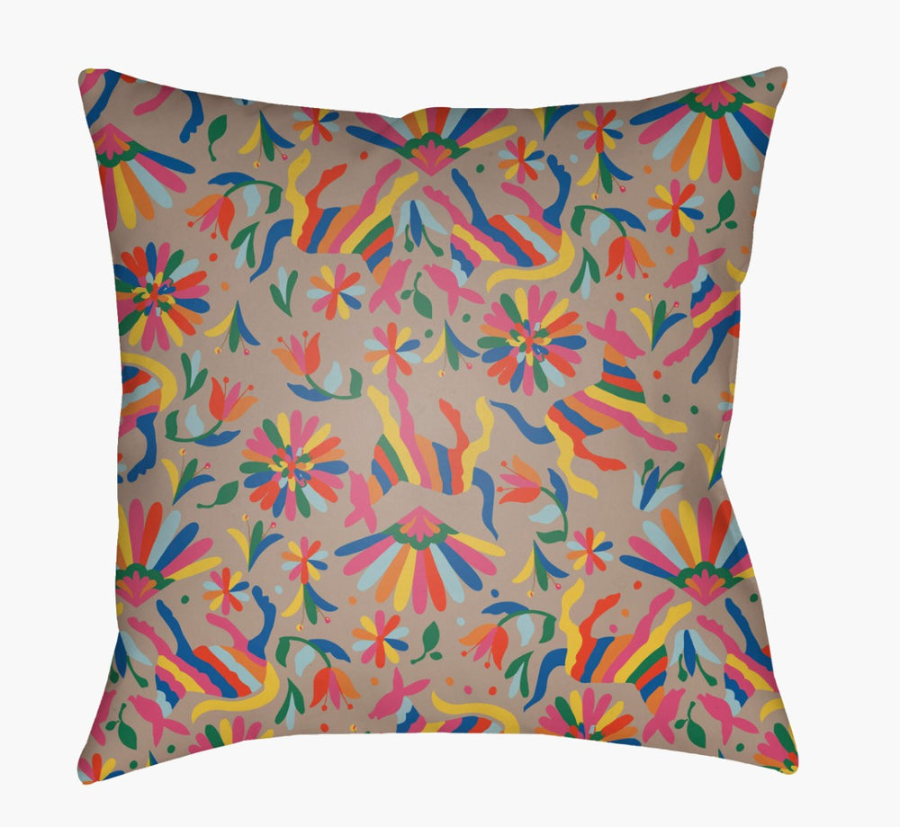 Livabliss Lolita Woven Polyester Throw Pillow Vintage Pattern Accent for Sofa or Bedroom LOTA1301-1818